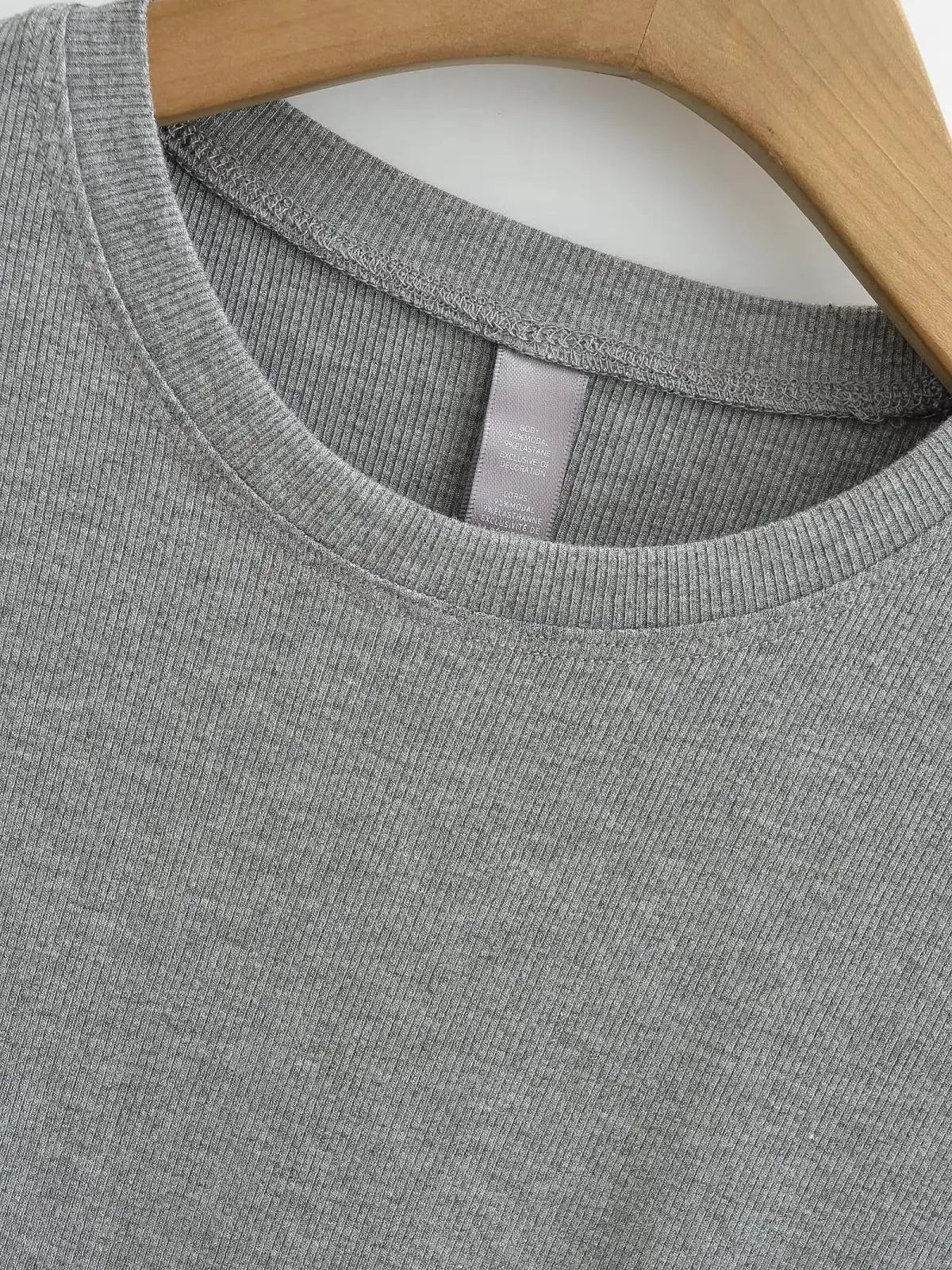 Stretchable Knit Bodysuit - Short Sleeve O-Neck Summer Basic (14 Colors)