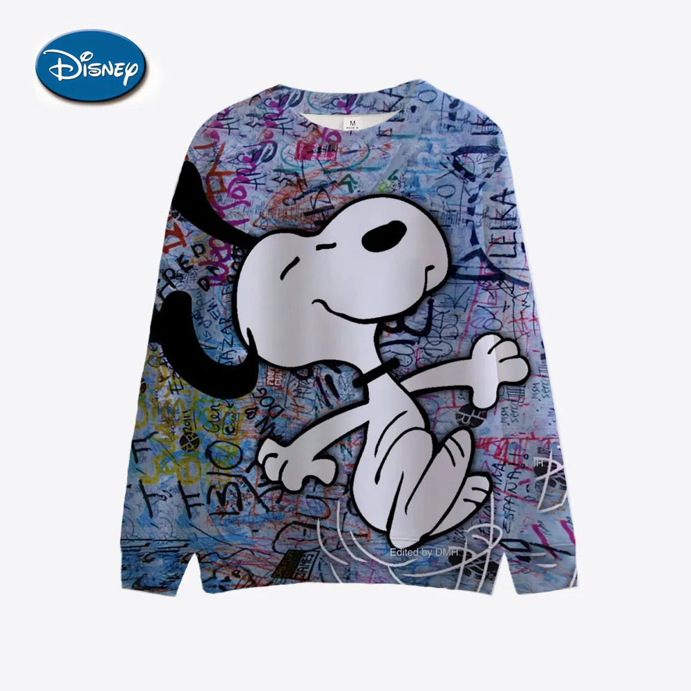 Disney Mickey Mouse Hoodie - Harajuku Style, Long Sleeve Sweatshirt