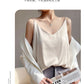 Real Silk V-Neck Camisole - Black & White, Spring/Summer 2023