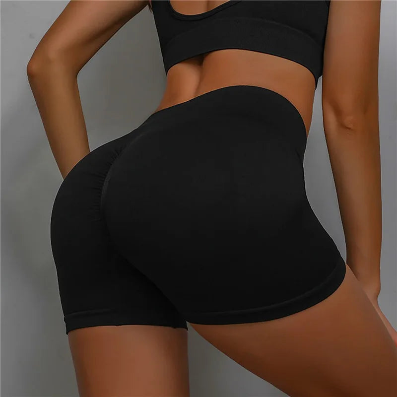 Seamless High-Waist Push-Up Shorts – Sculpt & Move with Confidence