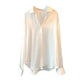 Elegant Knit Cardigan - Lapel Collar & Buttons