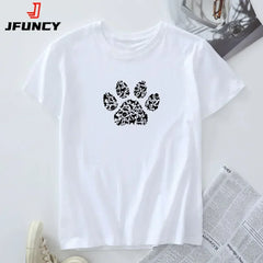 Plus Size 100% Cotton Graphic Tee - Short Sleeve Summer Top
