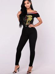 2024 Women Narrow Straight Leg Wrap Hips Skinny Jeans Lady High Waist Vintage Stretchy Pencil Long Pants  Casual Daily Trousers