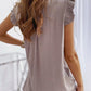 Sleeveless Ruffle Polka Dot Blouse - Lace-Up Bow