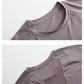 DRUR Quick-Dry Yoga Shirt - Round Neck, Short Sleeve Sportswear 2025