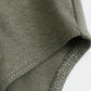 Long Sleeve Slim Jumpsuit - Casual Round Neck Bodysuit for Women