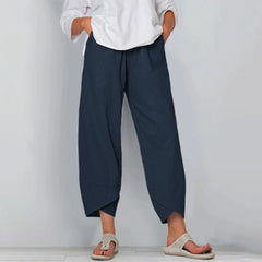Vintage Cotton Linen Harem Pants – Effortless Comfort & Style