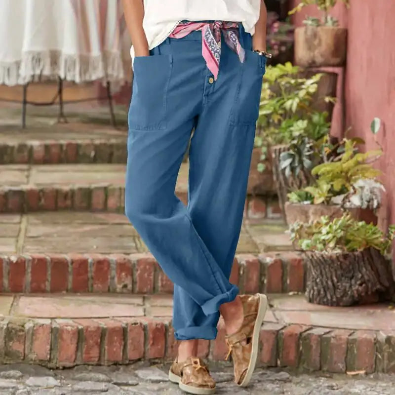 2025 Spring Oversized Cotton Linen Pants – Casual & Trendy