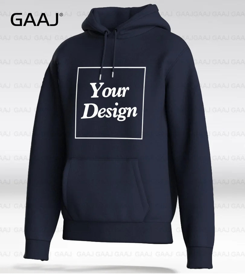 Custom Cotton Hoodie - Personalized Logo/Design Sweatshirt (Unisex)