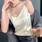 Real Silk V-Neck Camisole - Black & White, Spring/Summer 2023