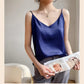 Real Silk V-Neck Camisole - Black & White, Spring/Summer 2023