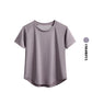 DRUR Quick-Dry Yoga Shirt - Round Neck, Short Sleeve Sportswear 2025