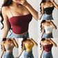 Summer Slim Fit Crop Top - Sleeveless Camisole with Spaghetti Straps