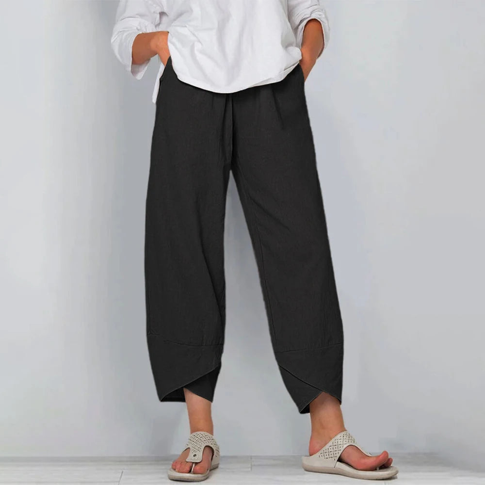 Vintage Cotton Linen Harem Pants – Effortless Comfort & Style