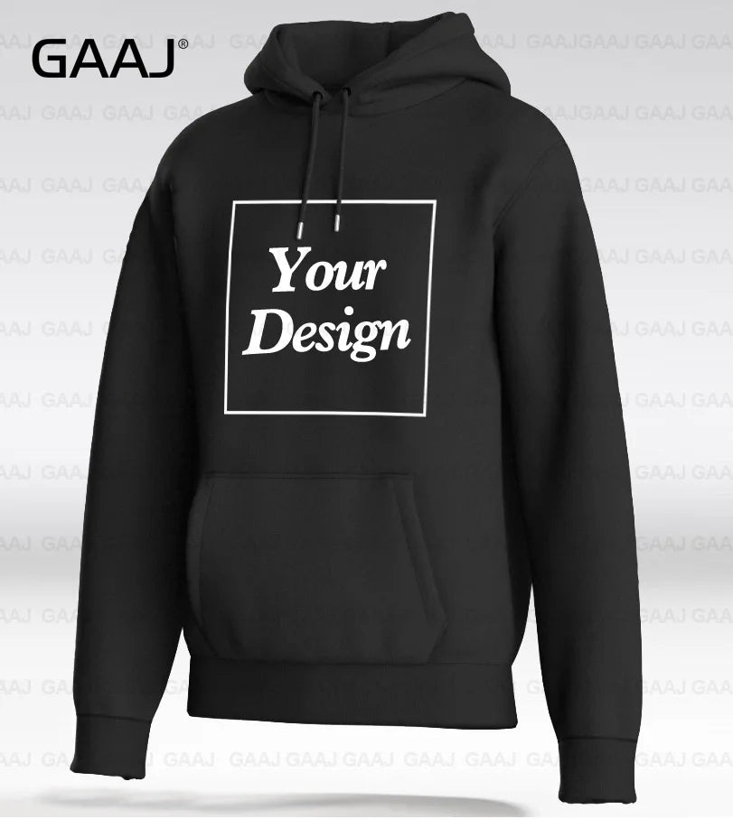 Custom Cotton Hoodie - Personalized Logo/Design Sweatshirt (Unisex)