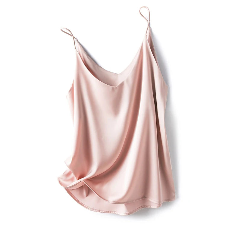 2024 Summer V-Neck Crop Top - Sleeveless Slim Fit, Y2K Style