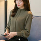 Chiffon Long Sleeve Blouse - Office Wear, Spring/Autumn 2024