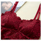 Floral Lace Bralette - Wirefree Sexy Camisole Top with Adjustable Straps & Removable Pads