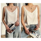 Real Silk V-Neck Camisole - Black & White, Spring/Summer 2023