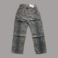 Leopard High-Waist Wide-Leg Jeans - Y2K Harajuku Streetwear Denim Pants for Women