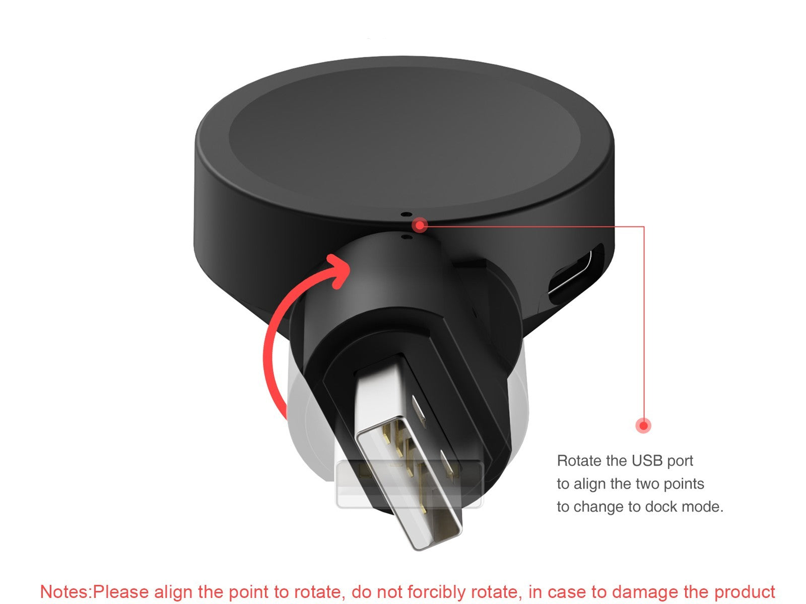 Portable Galaxy Watch6, USB  USB C Travel Charger